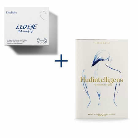 Boken Hudintelligens og LED EYE Therapy Mask
