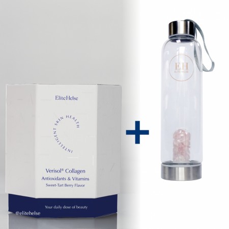 Verisol Collagen + Glow-Getter Water Bottle